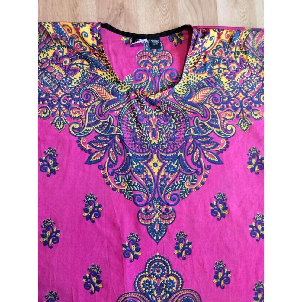 Esy Studio Ey Women's Pink Floral And‎ Paisley Tunic One Size